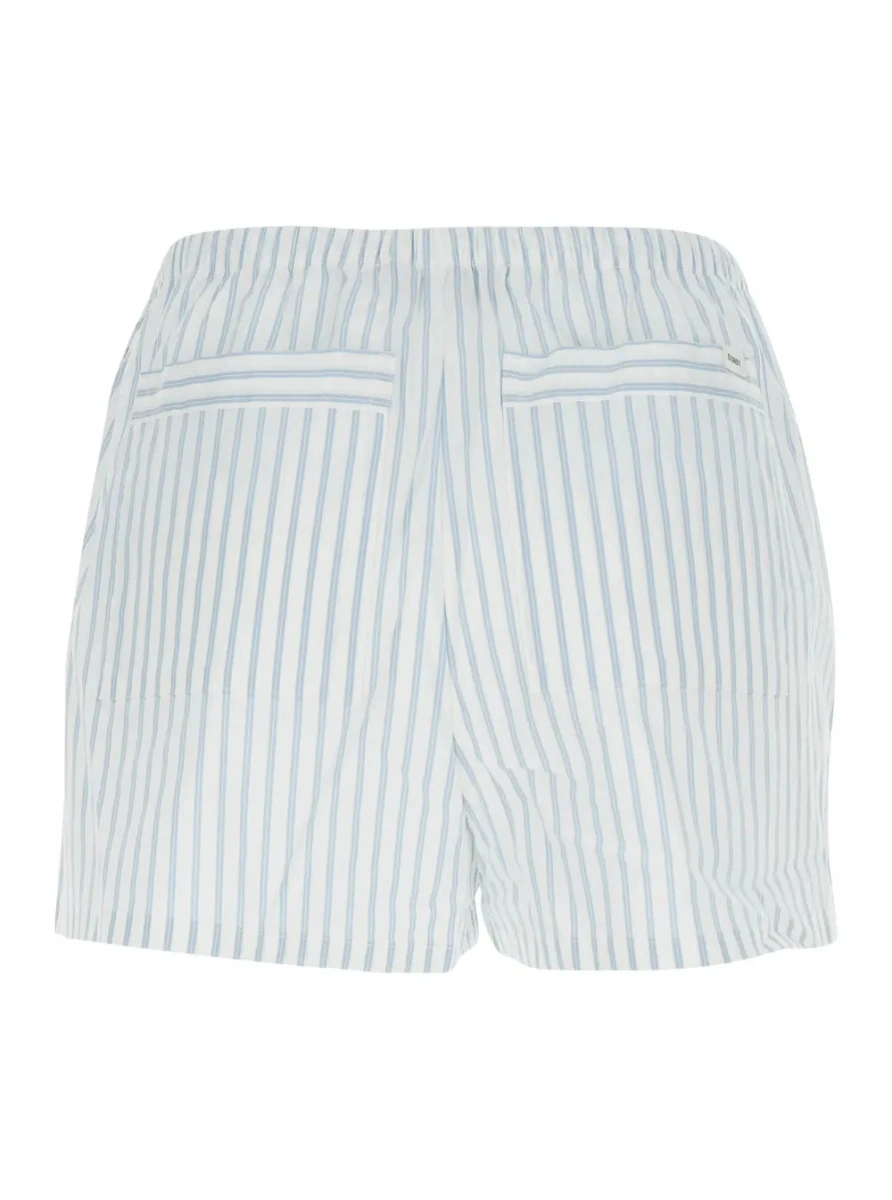 Pantaloni scurti DUNST albastri din bumbac - Img 2