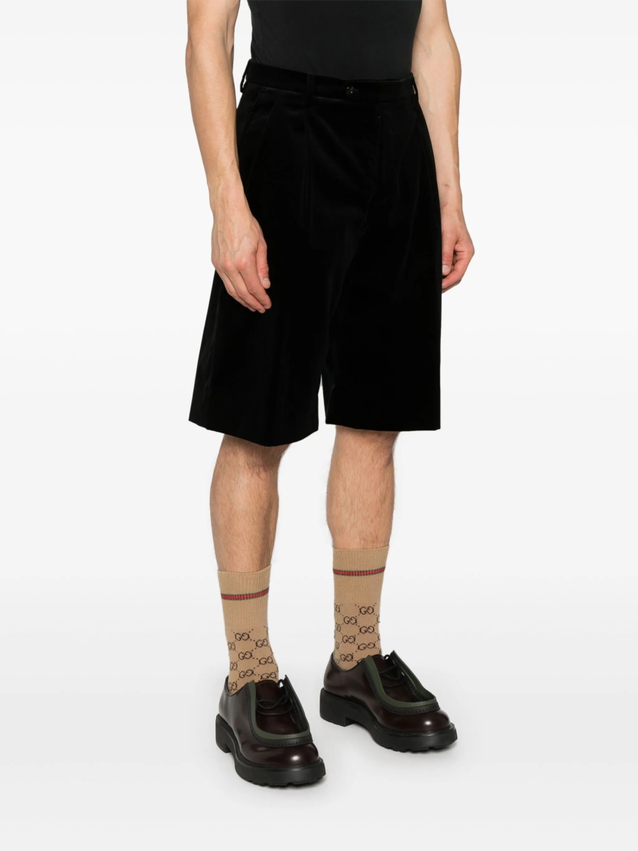 Pantaloni scurti Gucci negri - Img 3