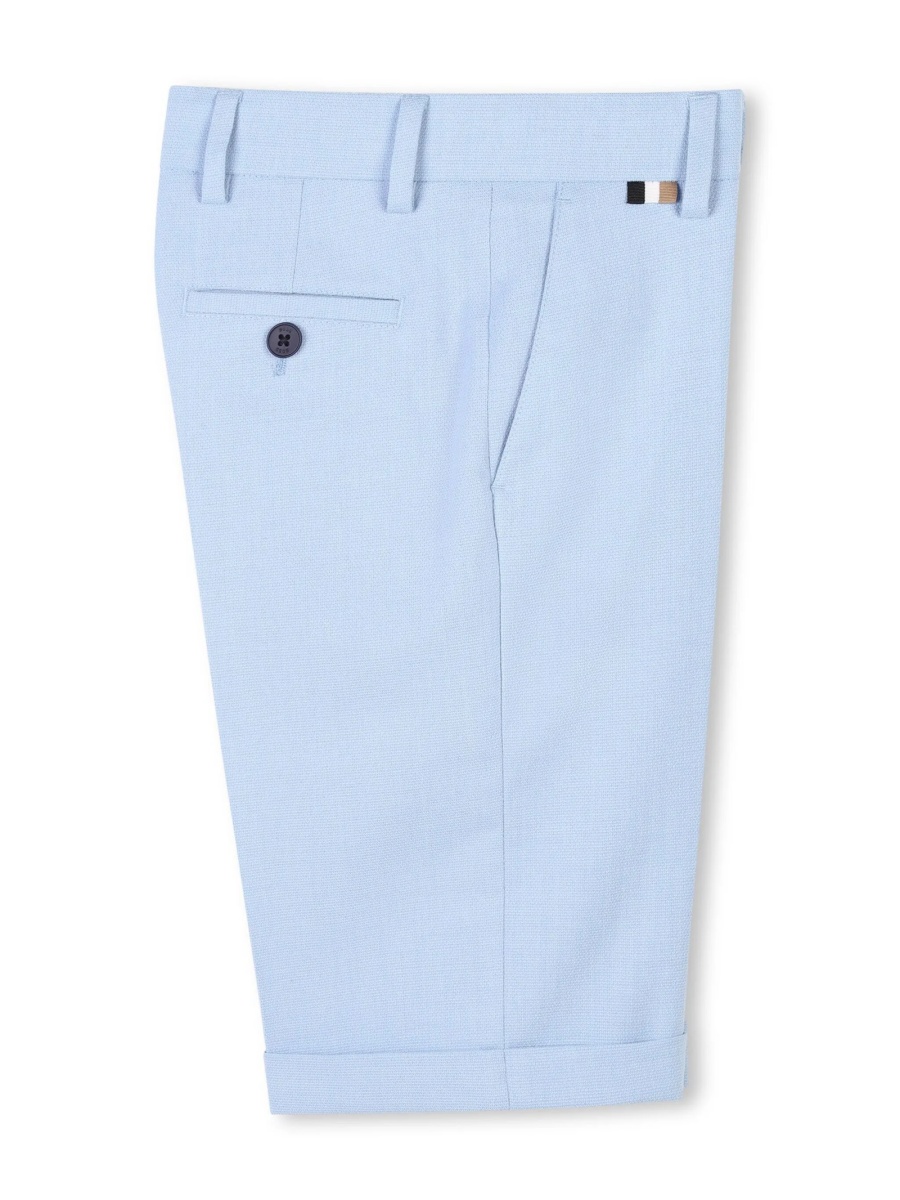 Pantaloni scurti Hugo Boss albastri - Img 3