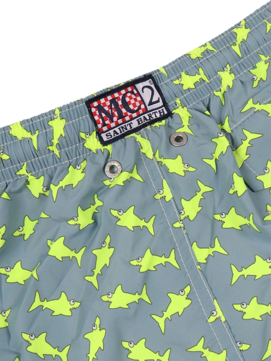 Pantaloni scurti Mc2 Saint Barth gri - Img 3