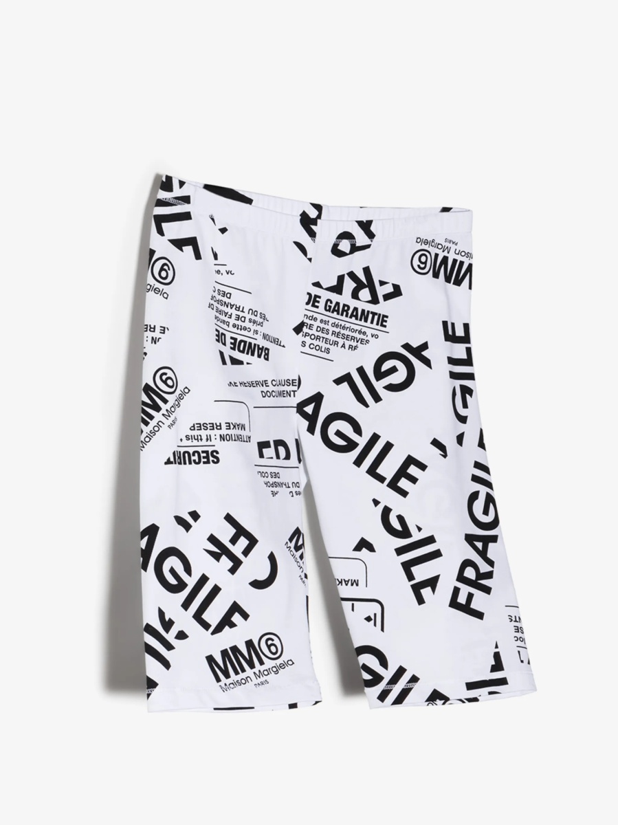 Pantaloni scurti MM6 Maison Margiela albi - Img 4