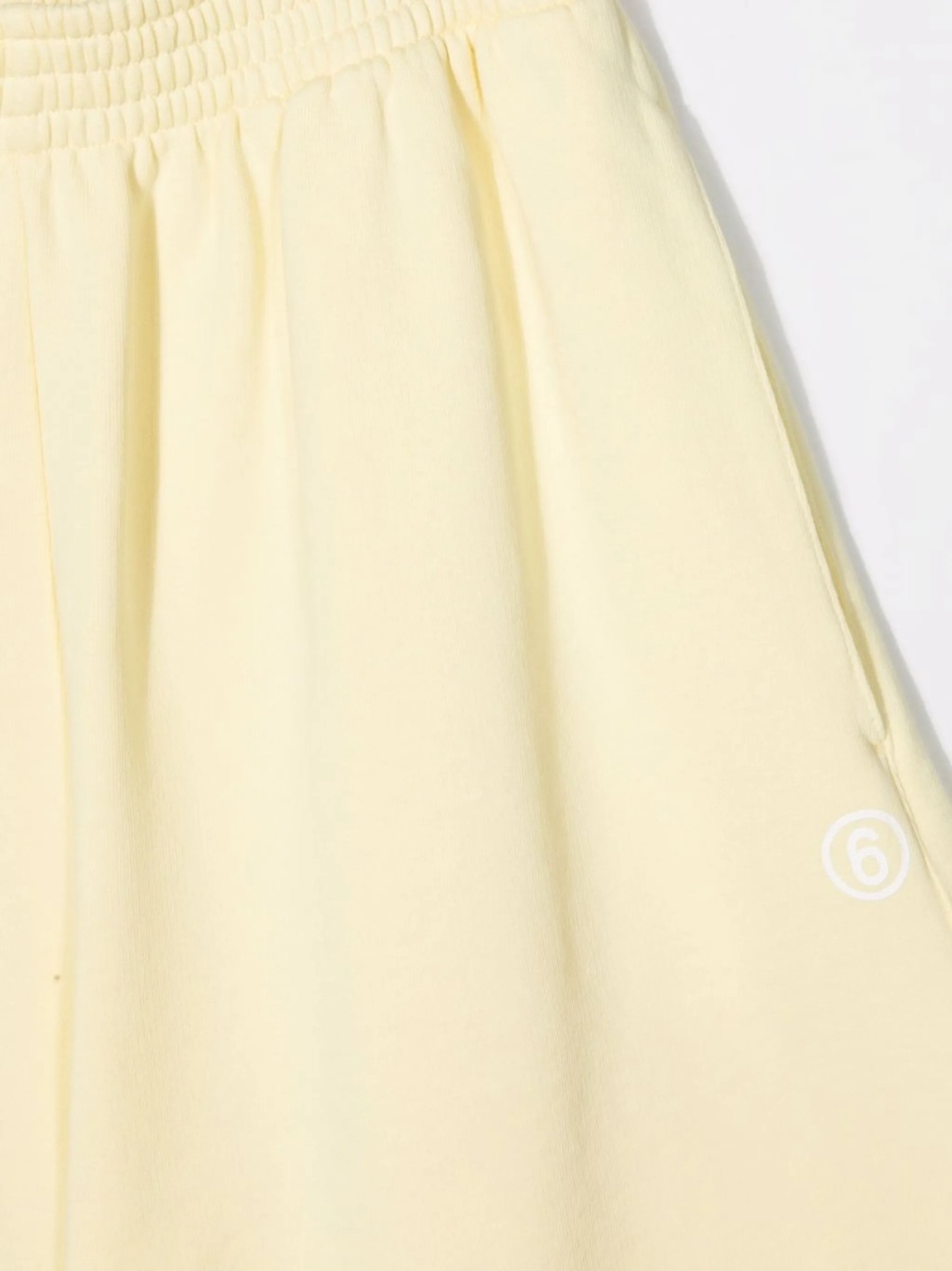 Pantaloni scurti MM6 Maison Margiela galbeni - Img 3