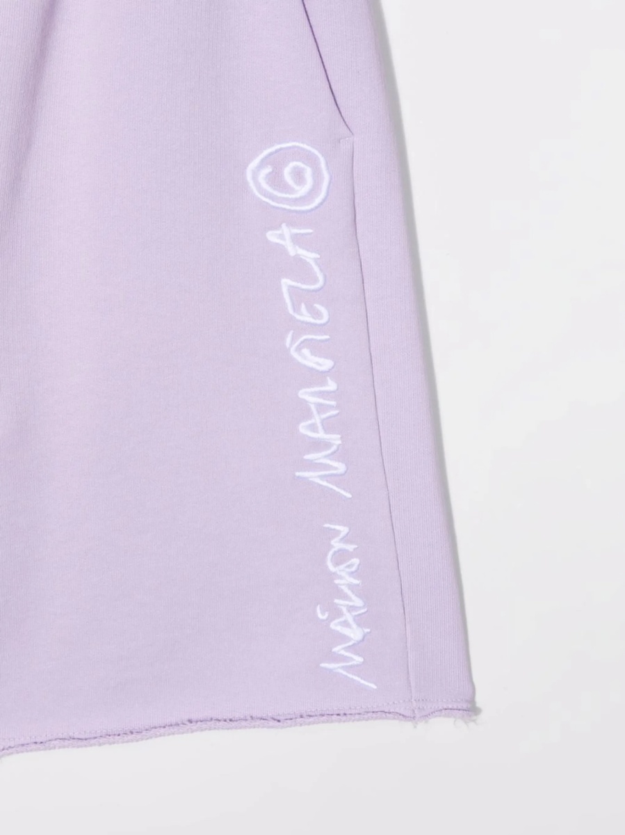 Pantaloni scurti MM6 Maison Margiela violet - Img 3