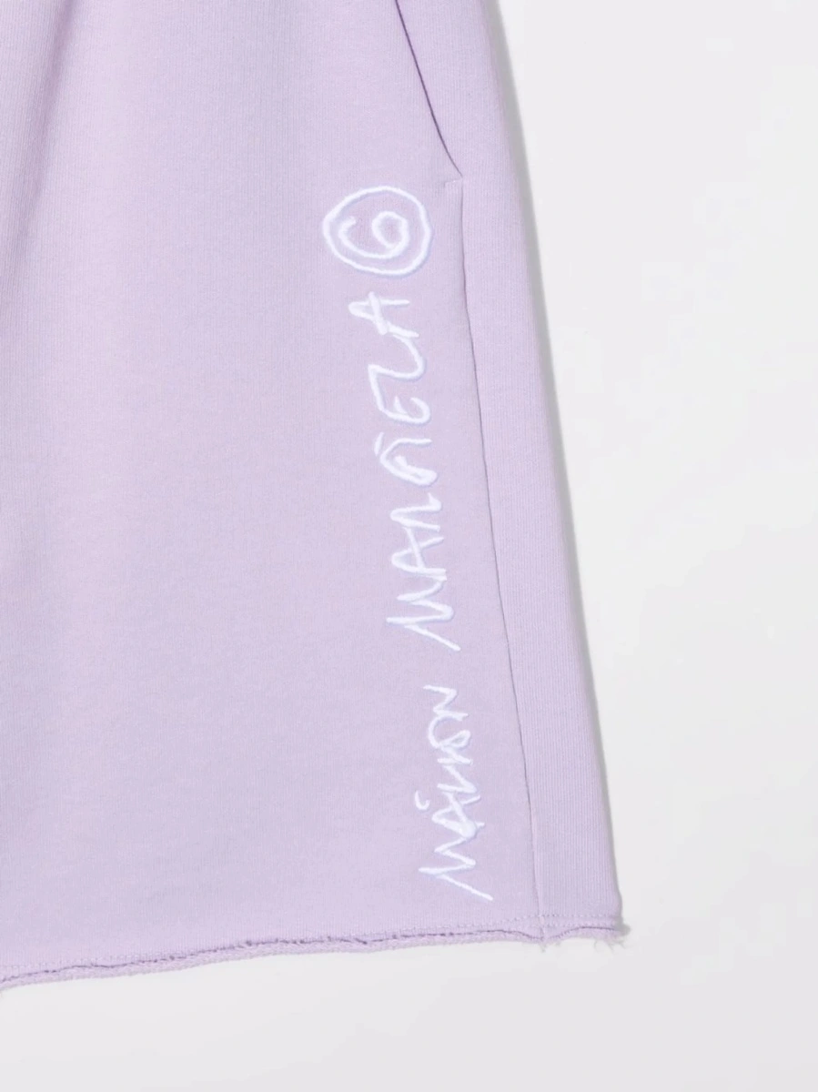 Pantaloni scurti MM6 Maison Margiela violet - Img 3