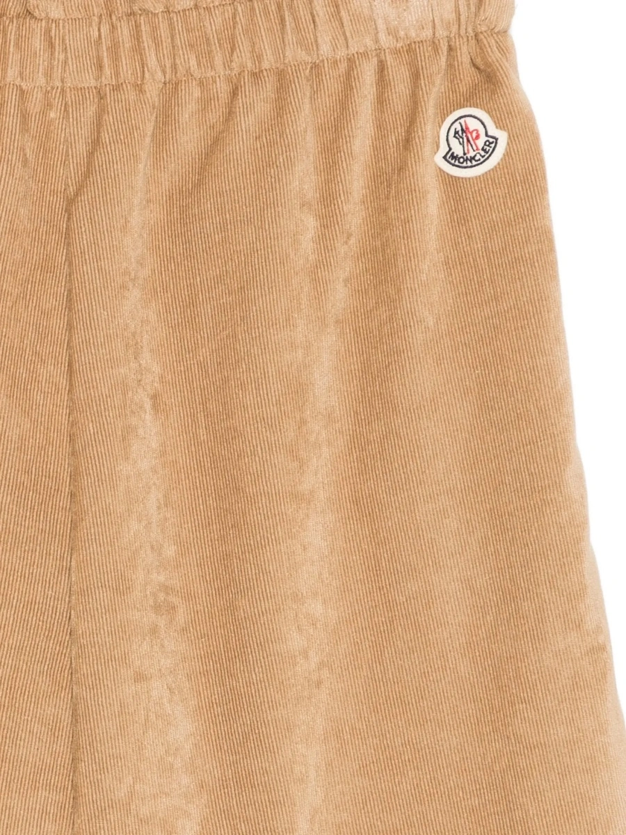 Pantaloni scurti Moncler bej din vascoza - Img 5