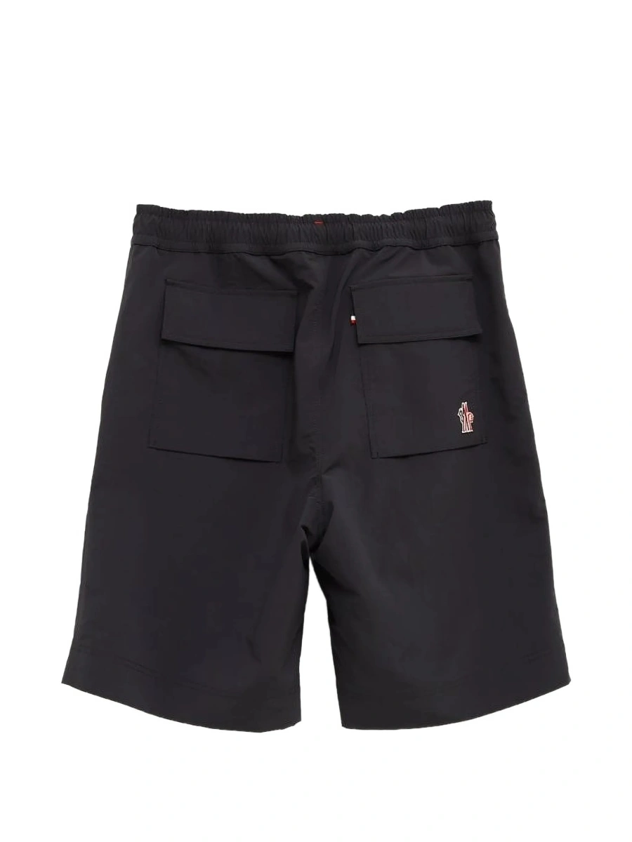 Pantaloni scurti Moncler Grenoble negri - Img 2