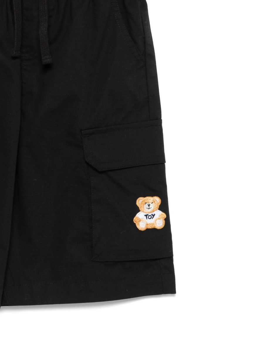 Pantaloni scurti Moschino negri - Img 3