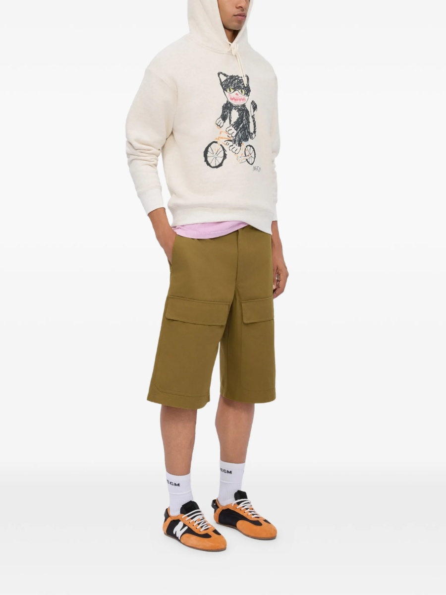 Pantaloni scurti MSGM verzi - Img 3