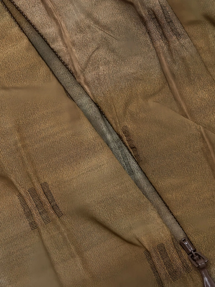 Pantaloni scurti NEEDLES maro din nylon - Img 4