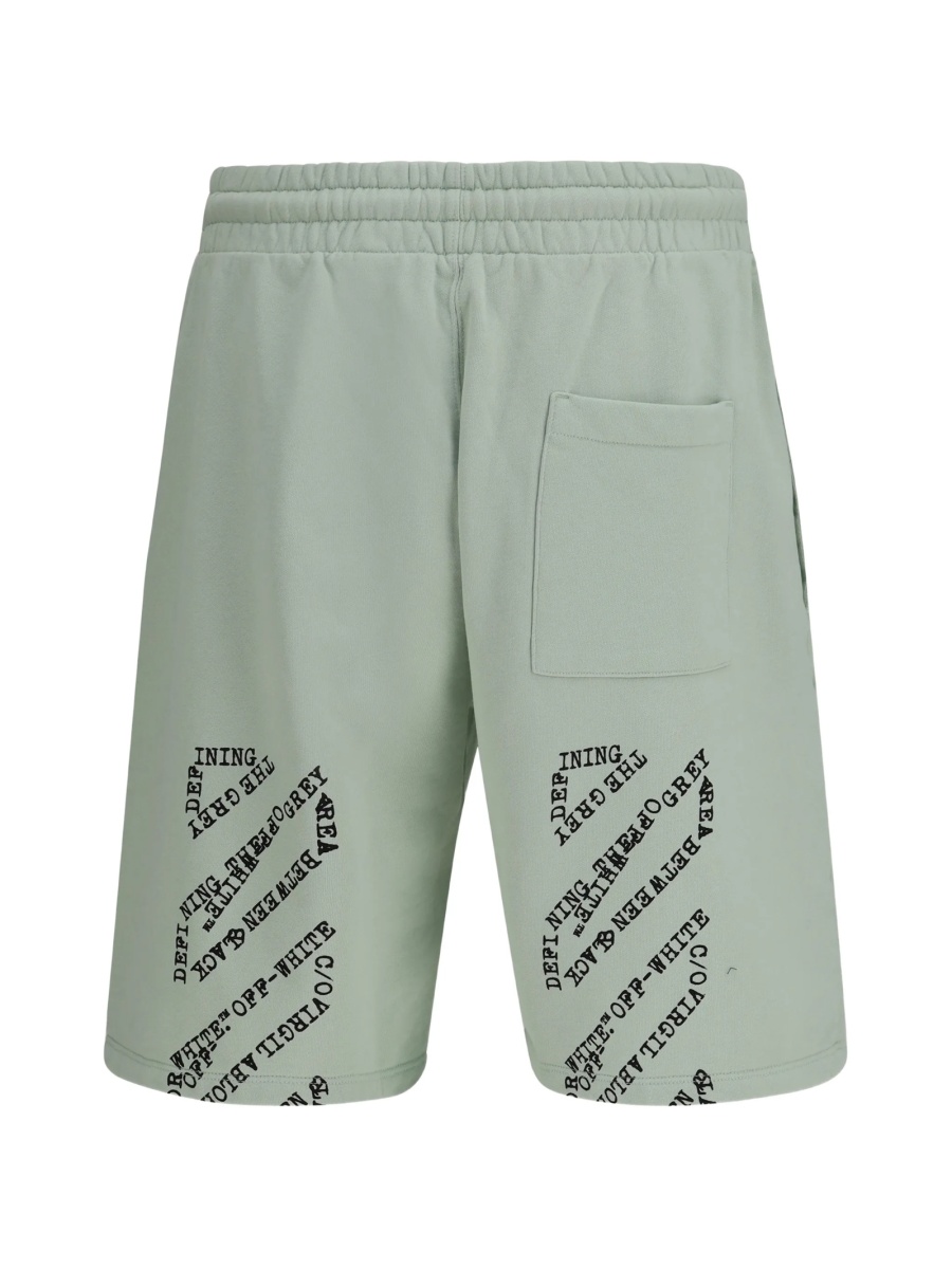 Pantaloni scurti Off-White verzi - Img 2