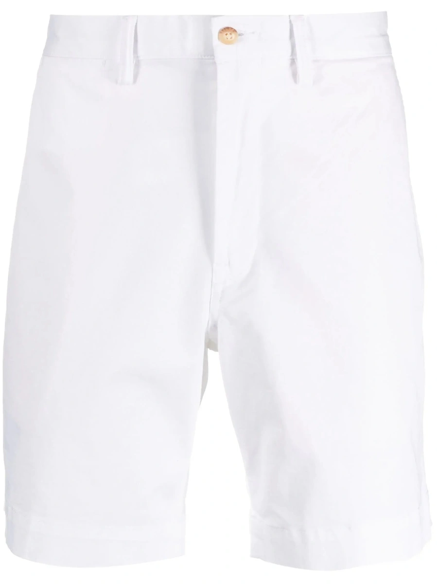 Pantaloni scurti Ralph Lauren albi din bumbac - Img 7