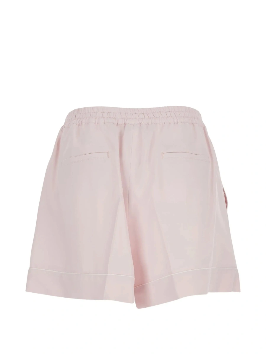 Pantaloni scurti SPORTMAX roz din vascoza - Img 4