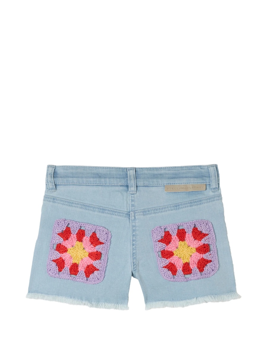 Pantaloni scurti Stella McCartney albastri - Img 2