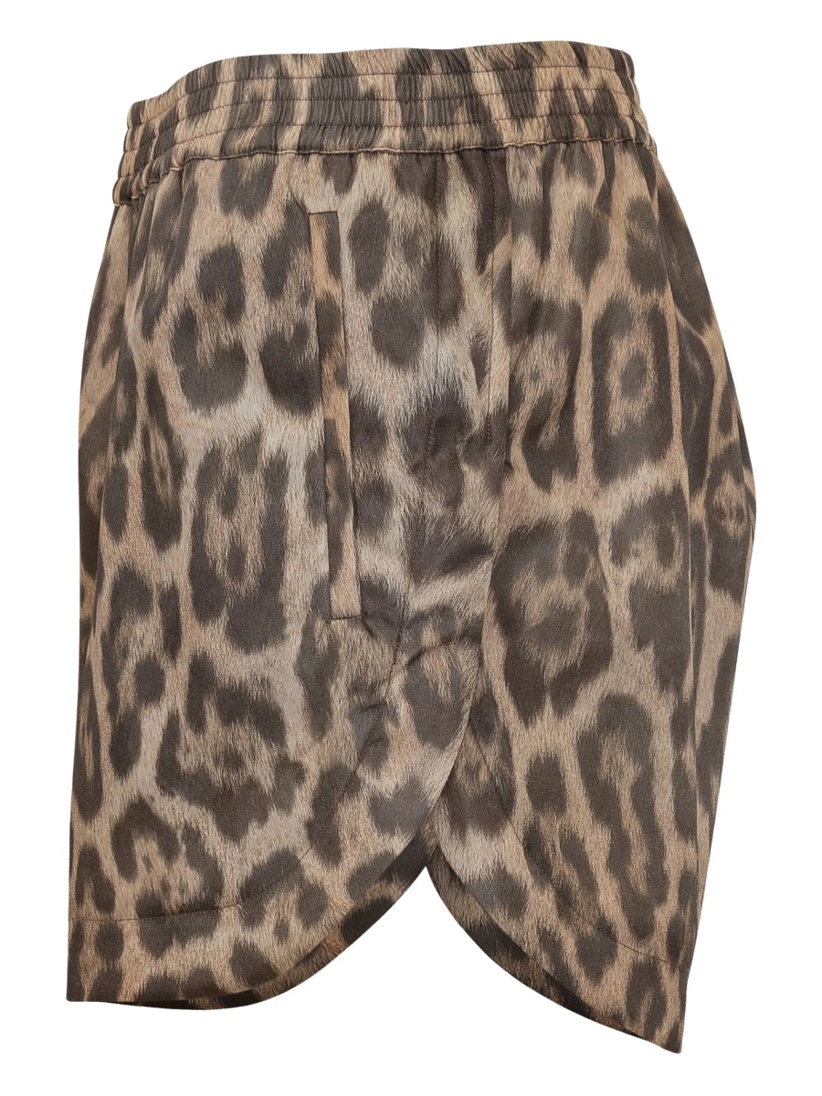 Pantaloni scurti Stella McCartney maro - Img 3