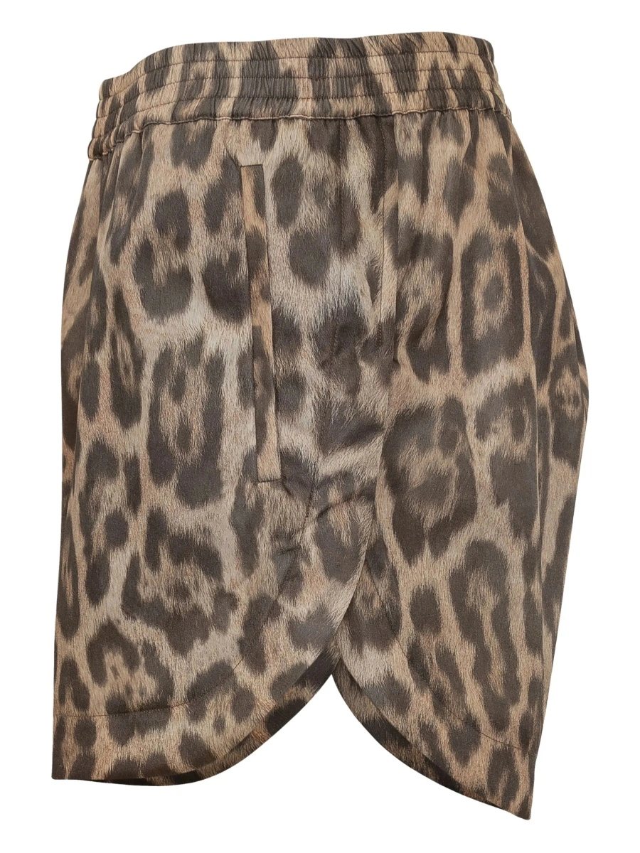 Pantaloni scurti Stella McCartney maro - Img 3