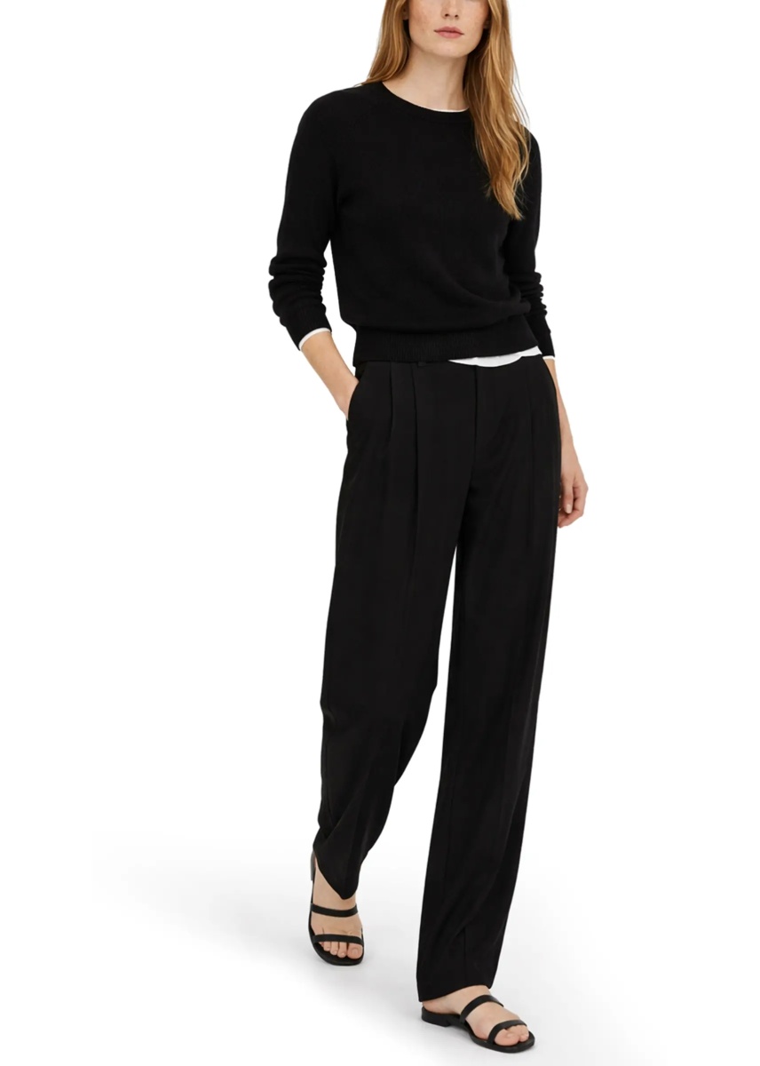 Pantaloni Silk Blend Tailored Pants - Img 2