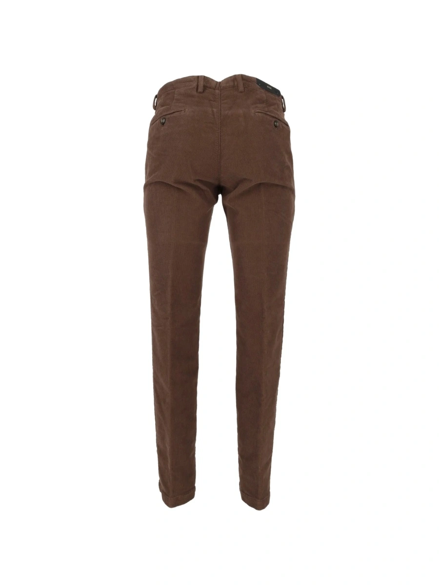Pantaloni slim fit Briglia maro - Img 2