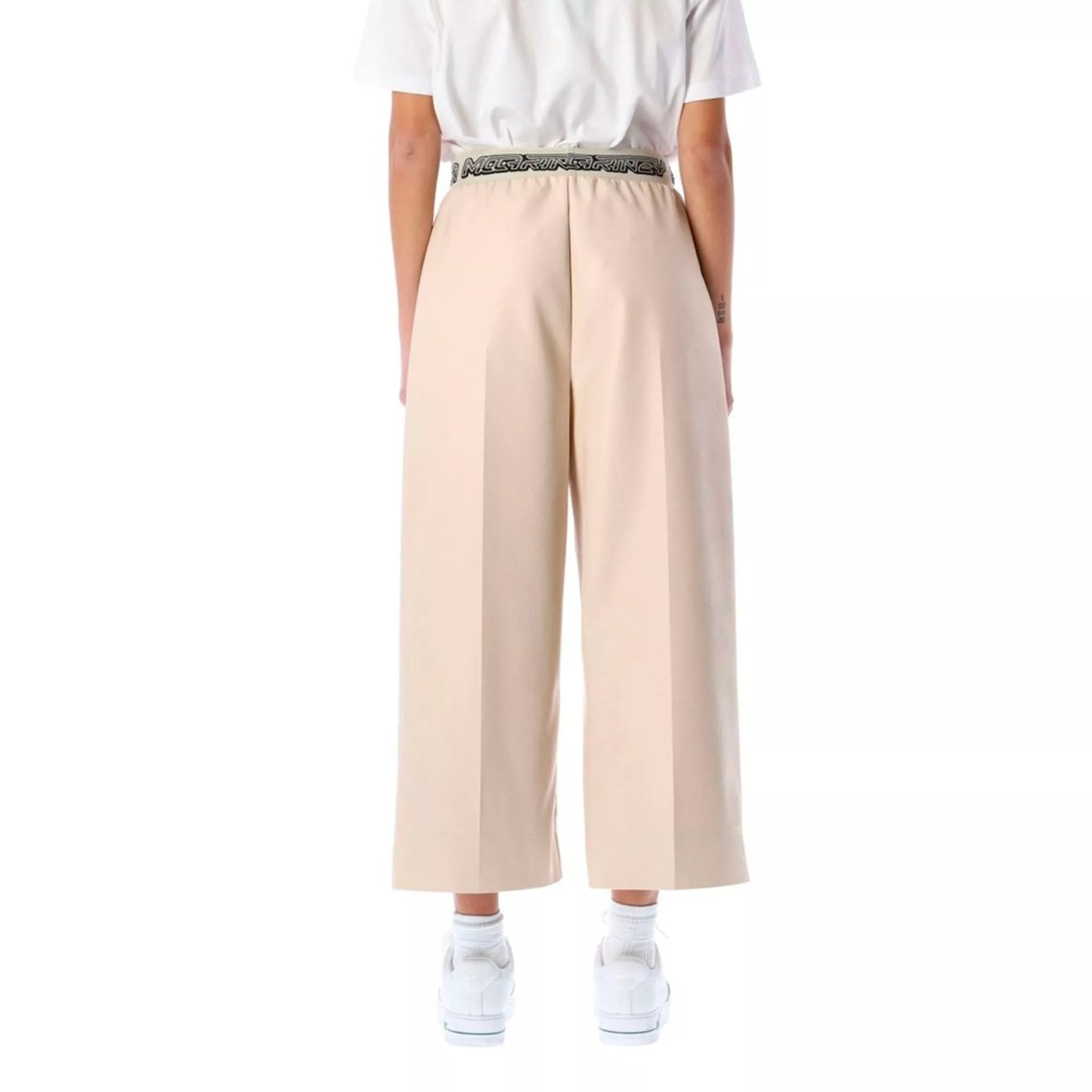 Pantaloni Stella Mccartney Cropped Logo Pants - Img 3