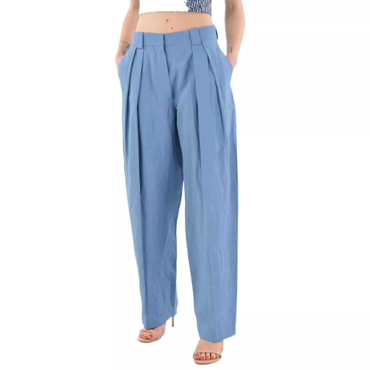 Pantaloni Stella McCartney High-Waist Tailored Trousers - Img 2