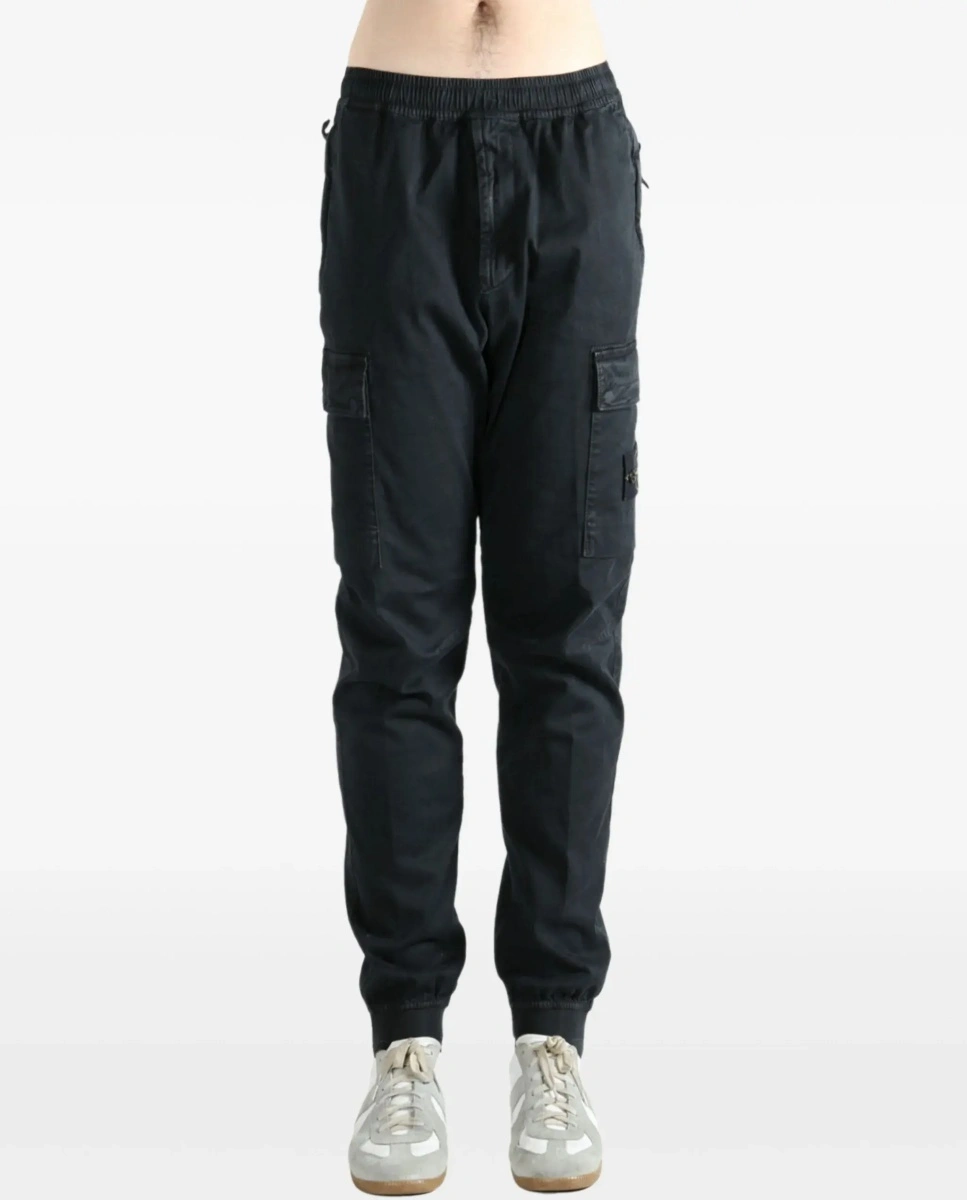 Pantaloni Stretch Aged-Effect Pants - Img 4
