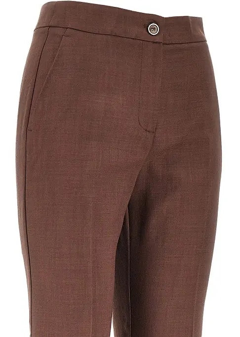 Pantaloni Stretch viscose-blend flared pants - Img 2