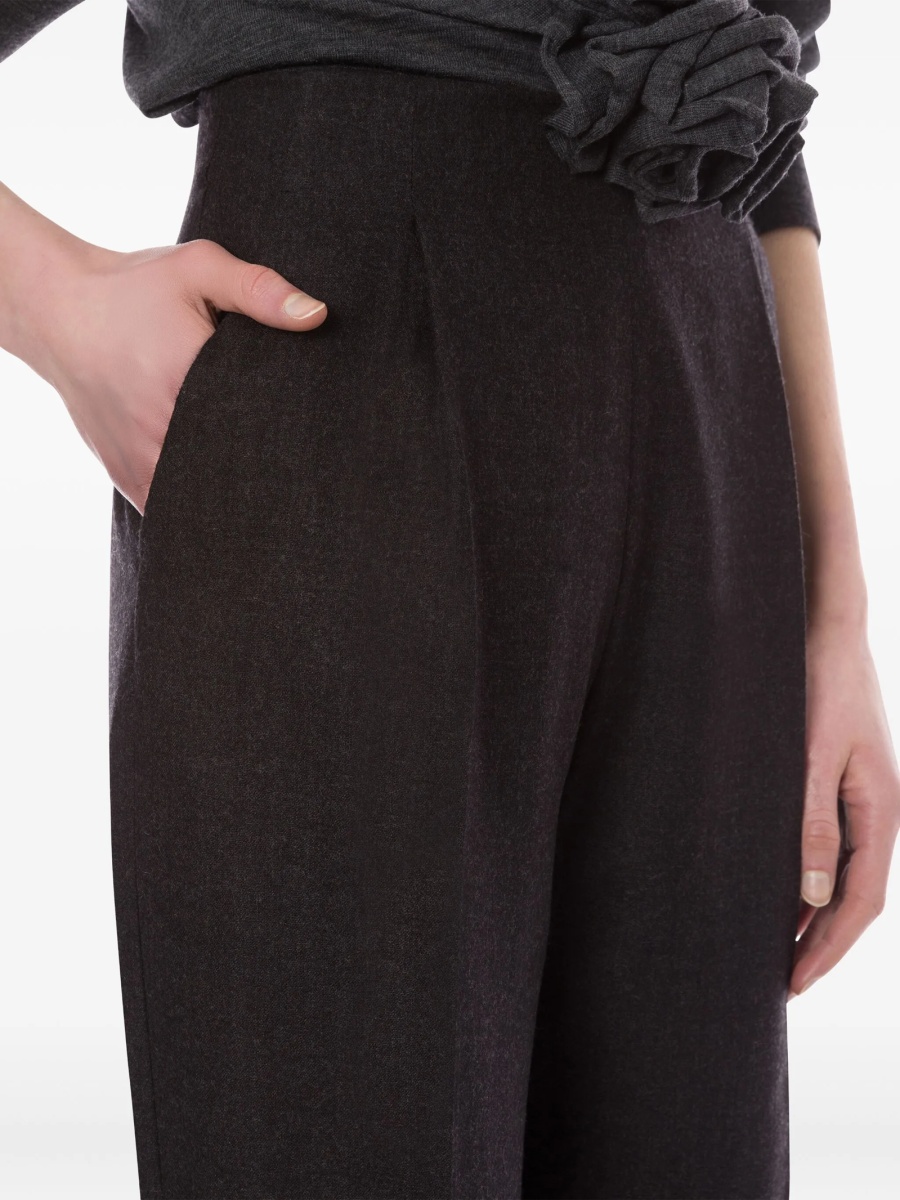 Pantaloni talie inalta Alberta Ferretti gri - Img 4