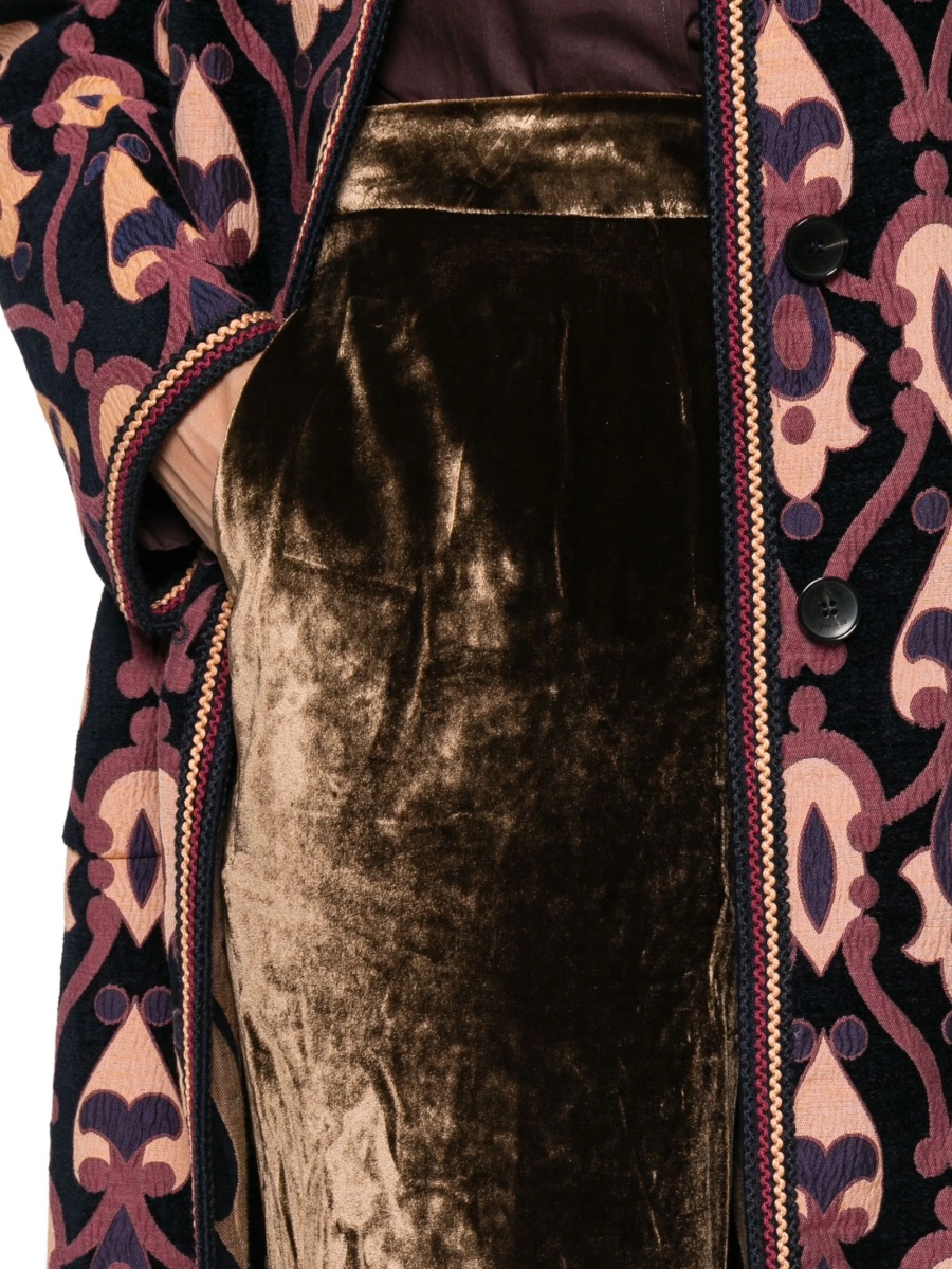 Pantaloni talie inalta ETRO maro - Img 5