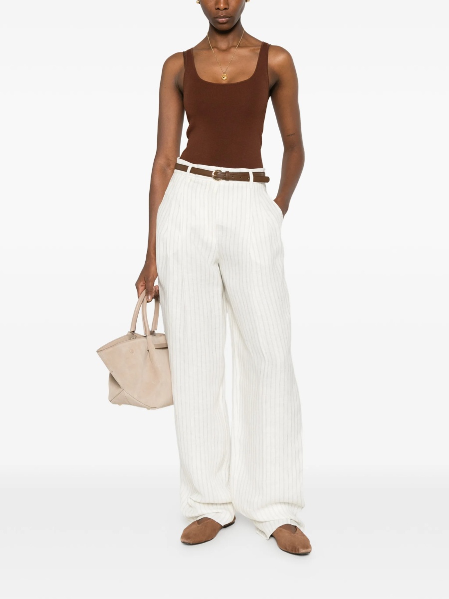 Pantaloni talie inalta MaxMara Studio neutri - Img 2