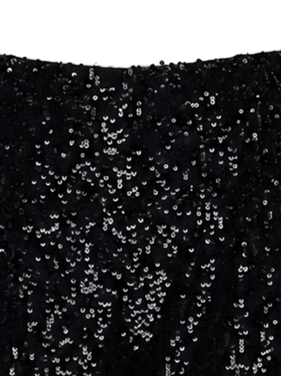 Pantaloni talie inalta P.A.R.O.S.H. negri - Img 2