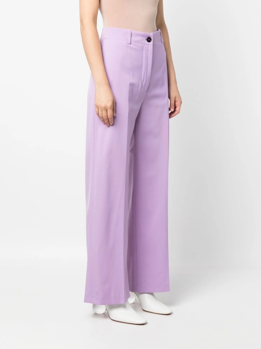 Pantaloni talie inalta Patou violet - Img 3