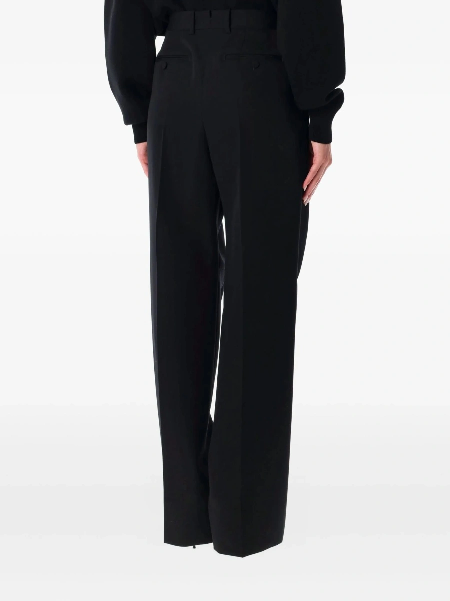 Pantaloni talie inalta Tom Ford negri - Img 2