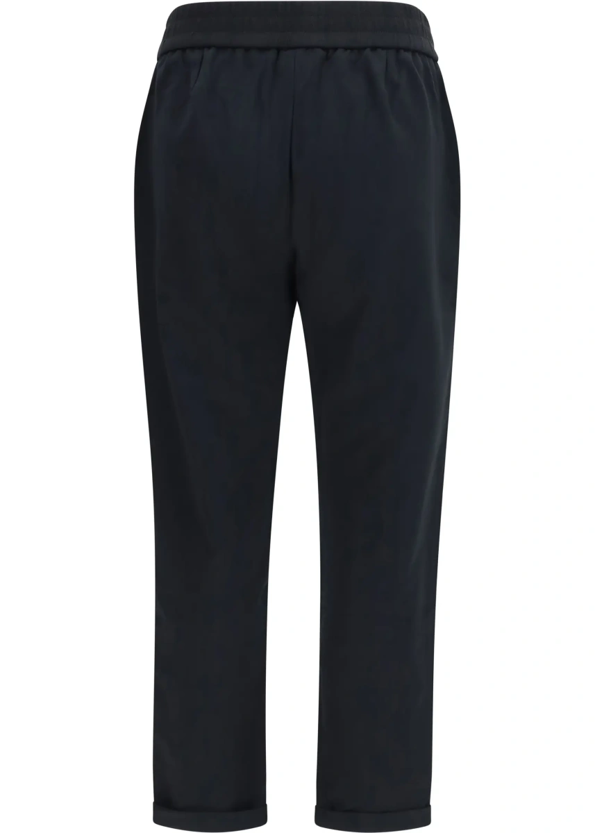 Pantaloni Track stretch-fleece Pants with monili detailing - Img 2
