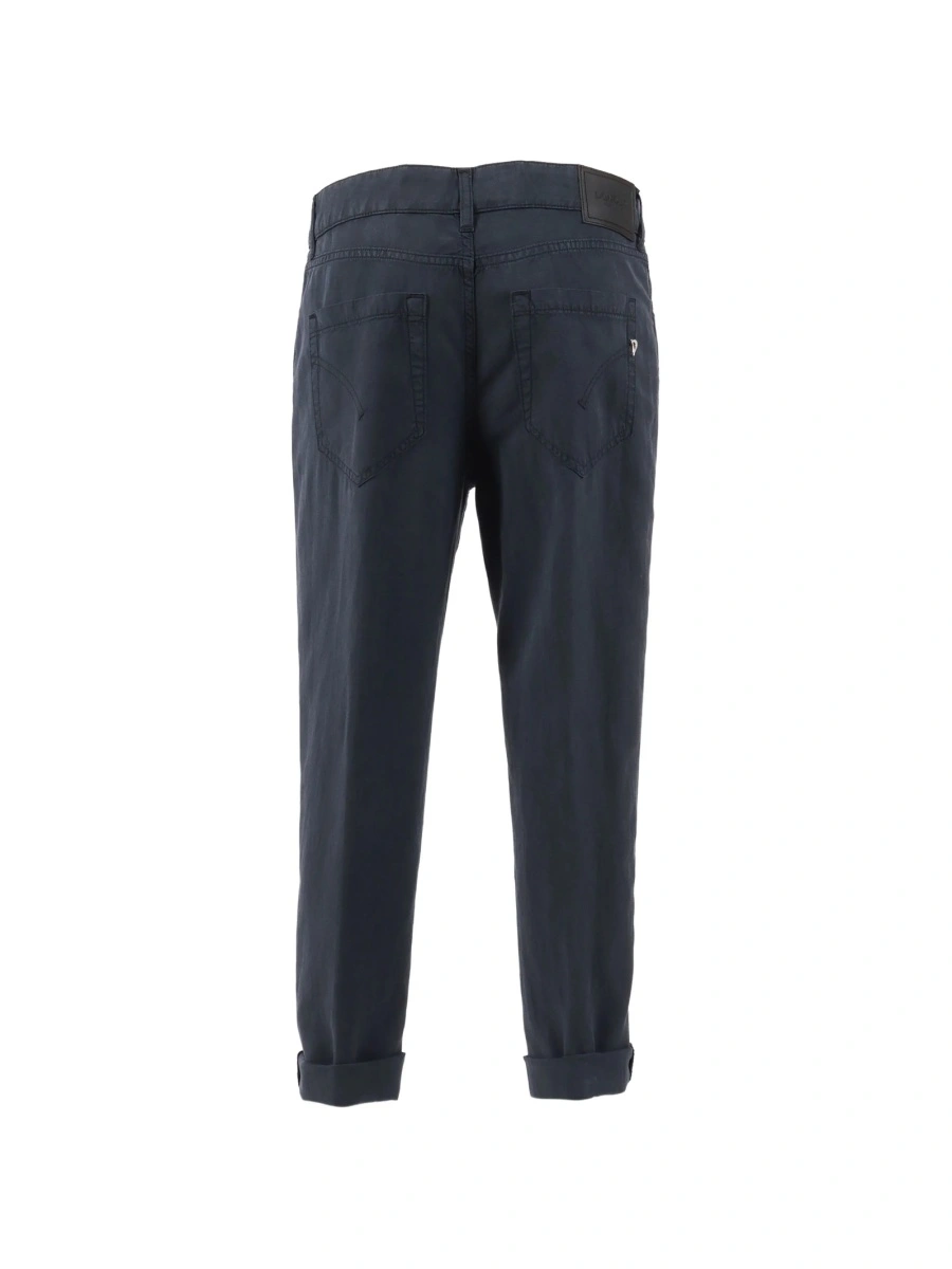 Pantaloni trei sferturi Dondup albastri - Img 2