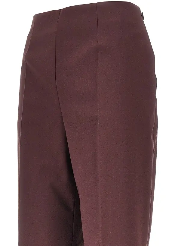 Pantaloni Wool-blend tailored cigarette pants - Img 2