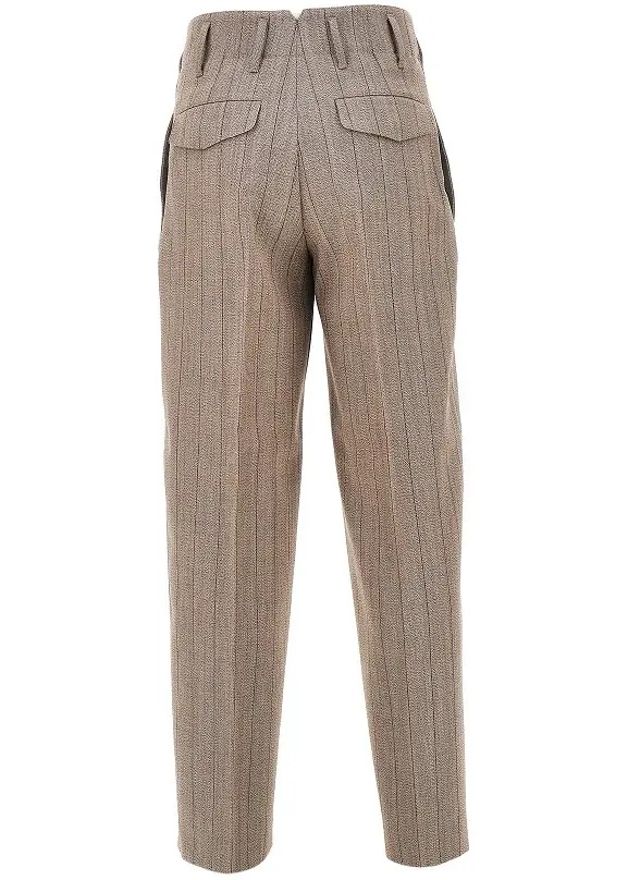 Pantaloni Wool pants with darts - Img 3