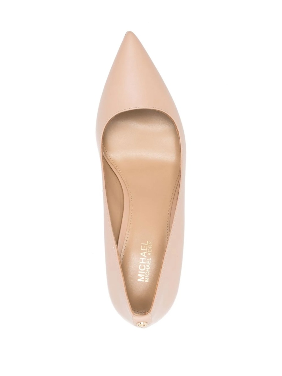 Pantofi cu toc Michael Kors roz din piele - Img 4
