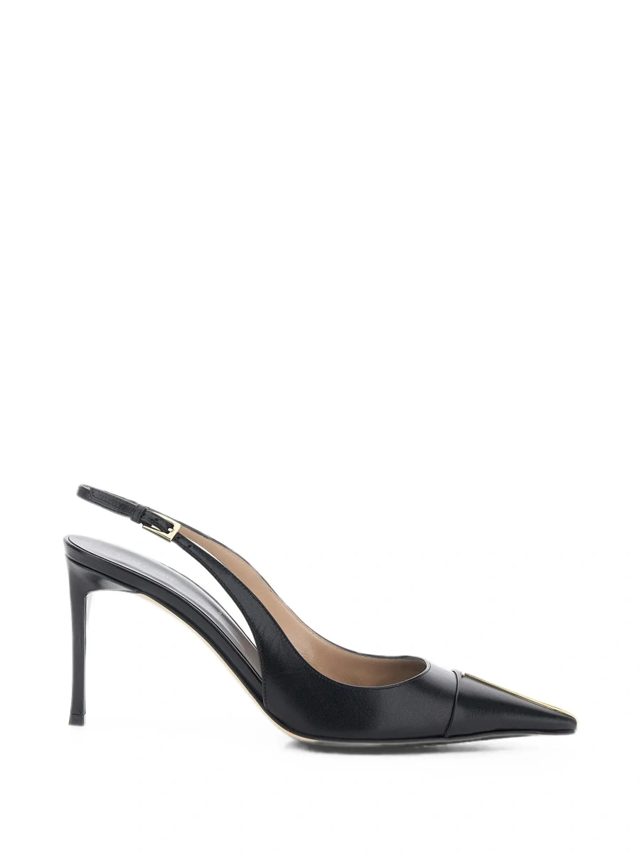 Pantofi cu toc Tom Ford negri din piele - Img 8