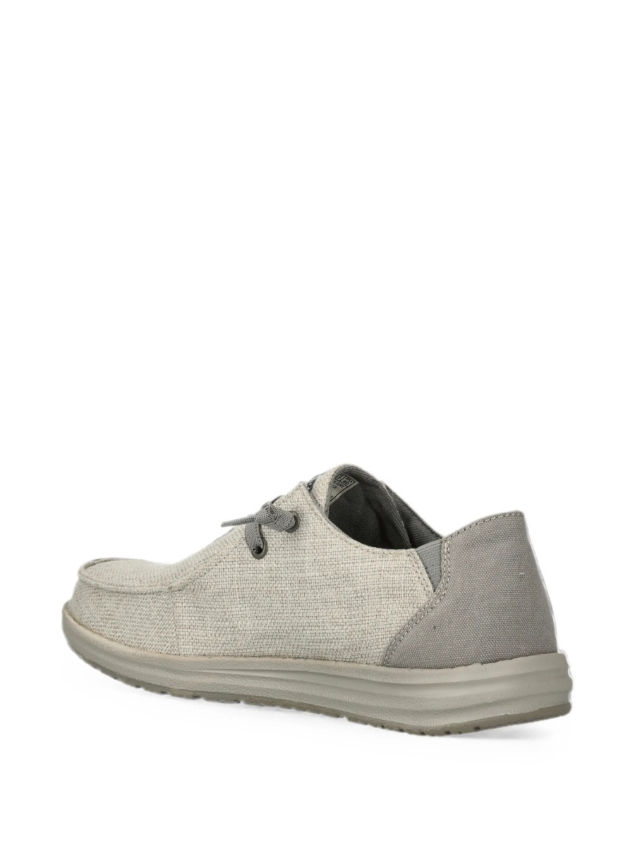 Pantofi de navigatie SKECHERS gri din material textil - Img 4