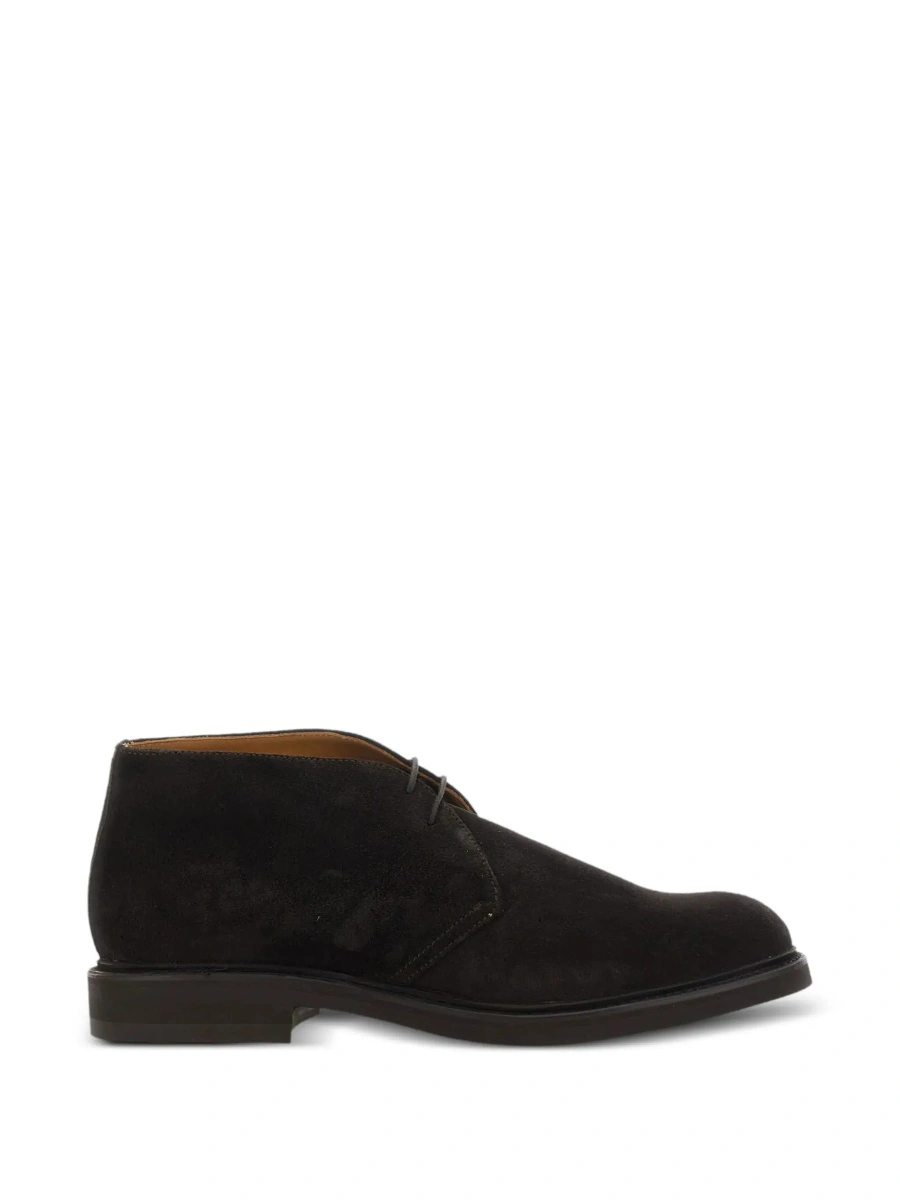 Pantofi eleganti BERWICK maro din piele intoarsa - Img 8