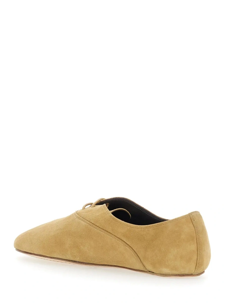 Pantofi eleganti Céline bej din piele intoarsa - Img 3