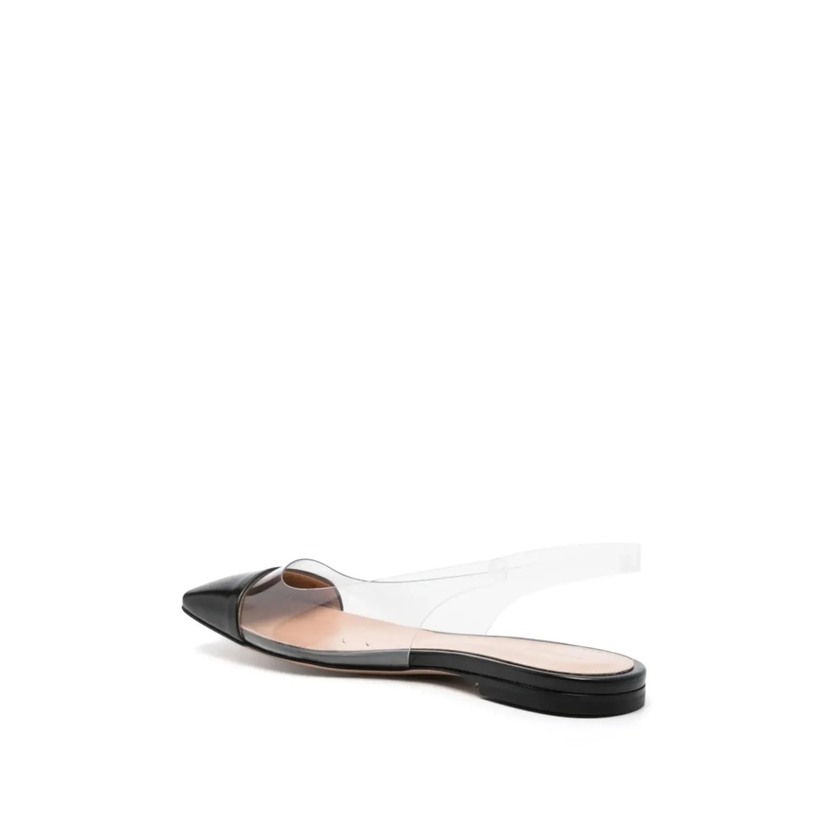 Pantofi Gianvito Rossi Plexi Slingback Flats - Img 3