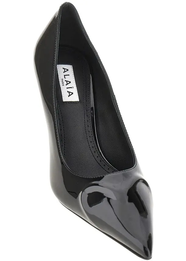 Pantofi 'Le Cœur 3D' patent leather pumps - Img 2