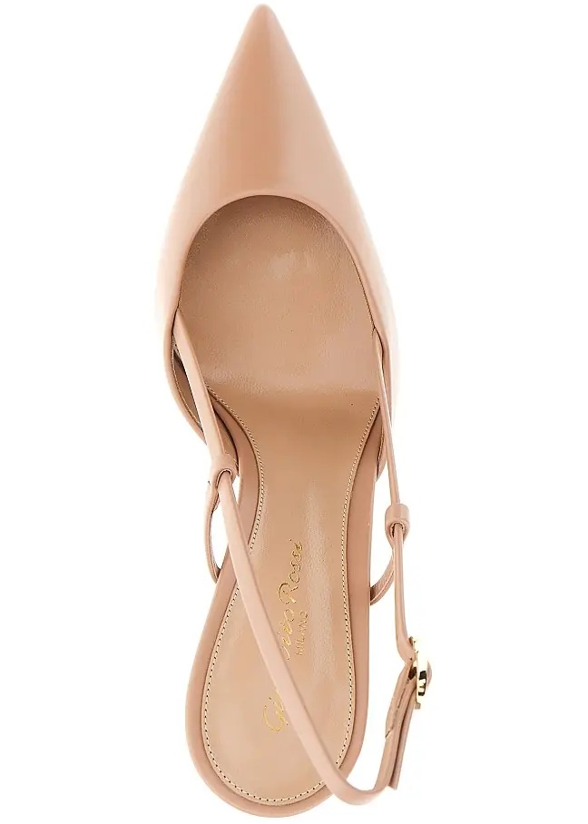Pantofi Leather 'Ascent' slingback pumps - Img 4
