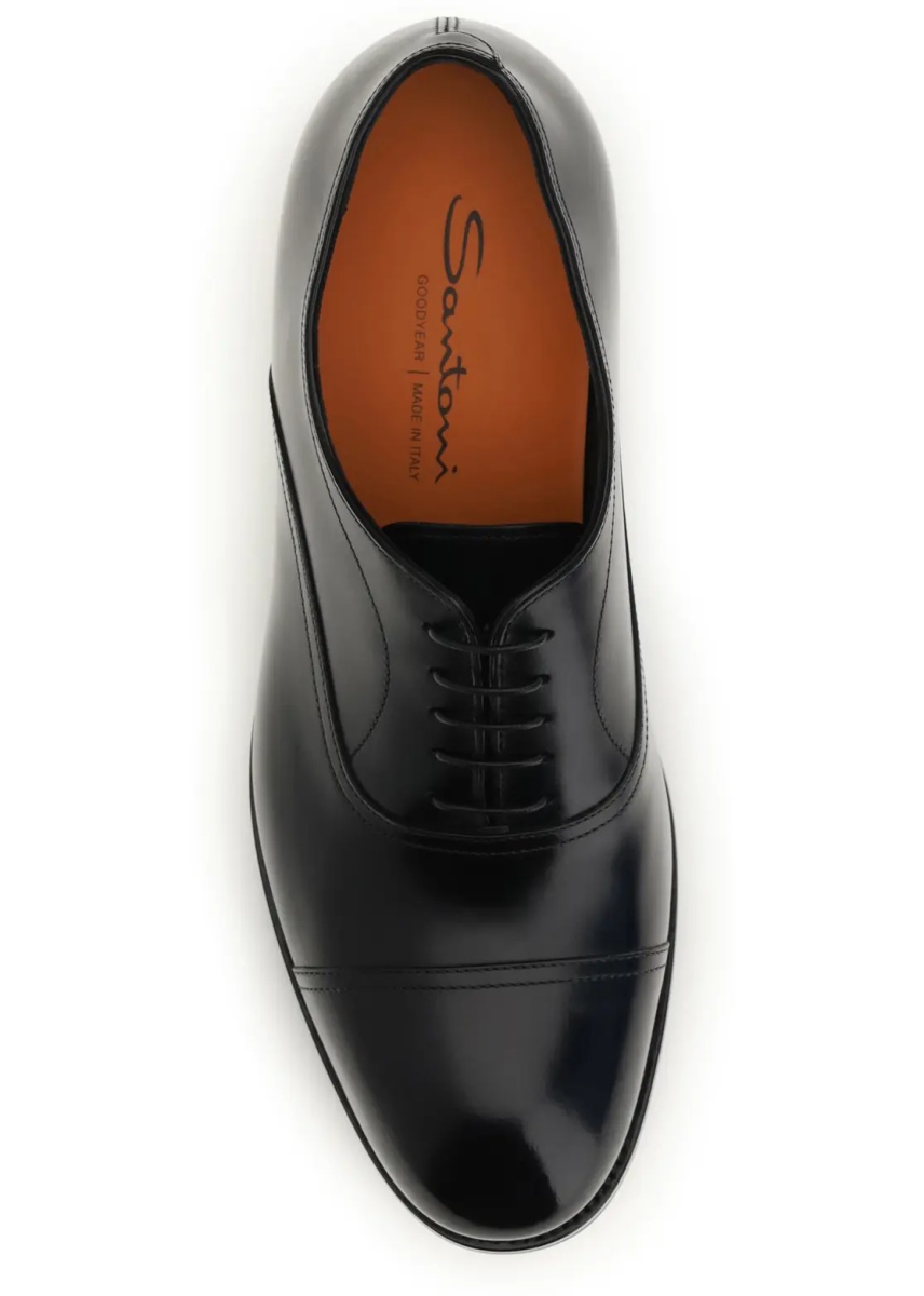Pantofi Leather Lace-Up Shoes - Img 4