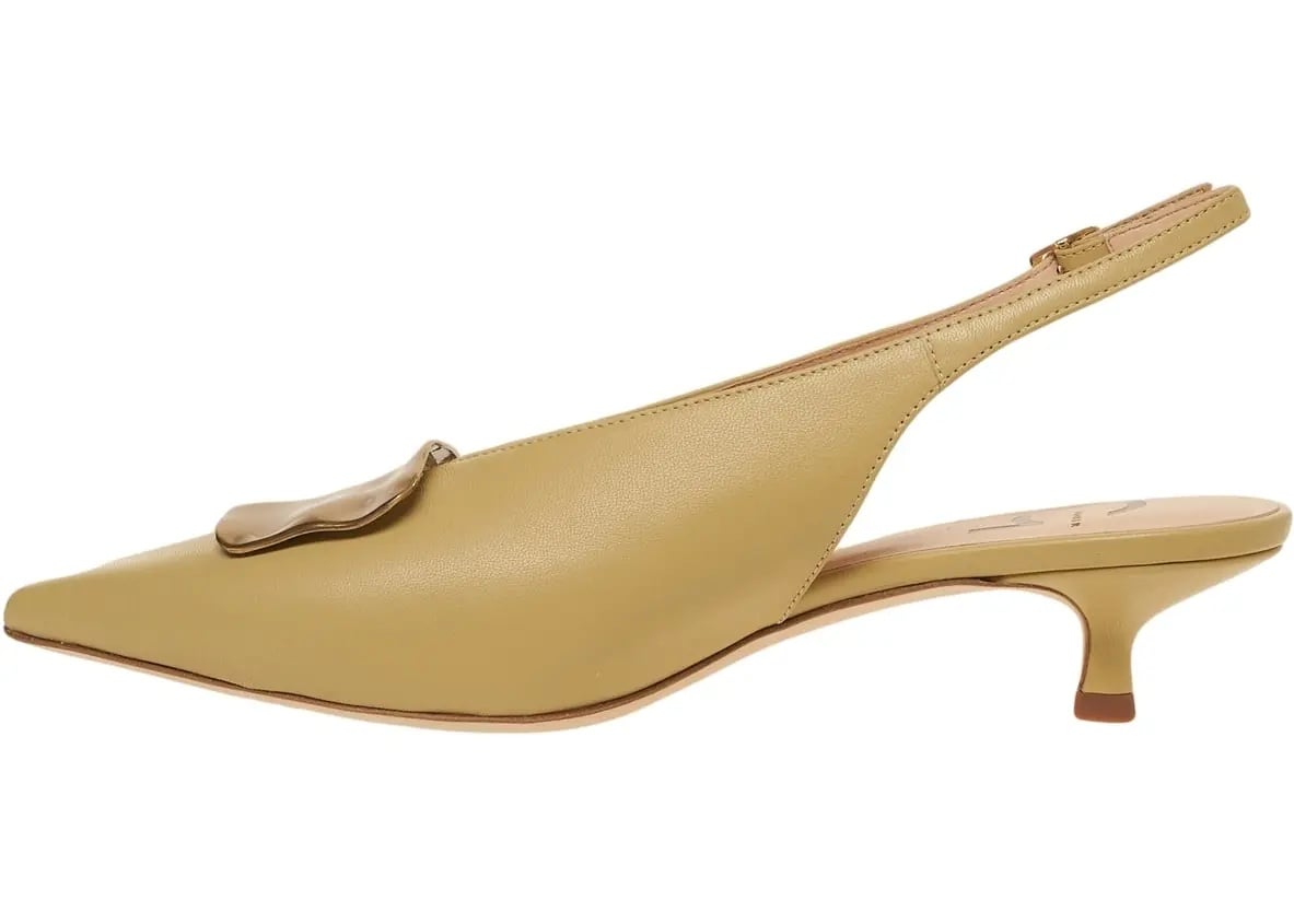 Pantofi Leather slingbacks - Img 3