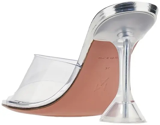Pantofi Lupita Glass pvc mules - Img 3
