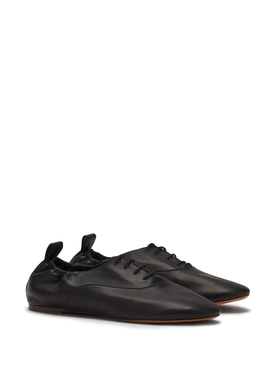 Pantofi Oxford Lanvin negri din piele - Img 2