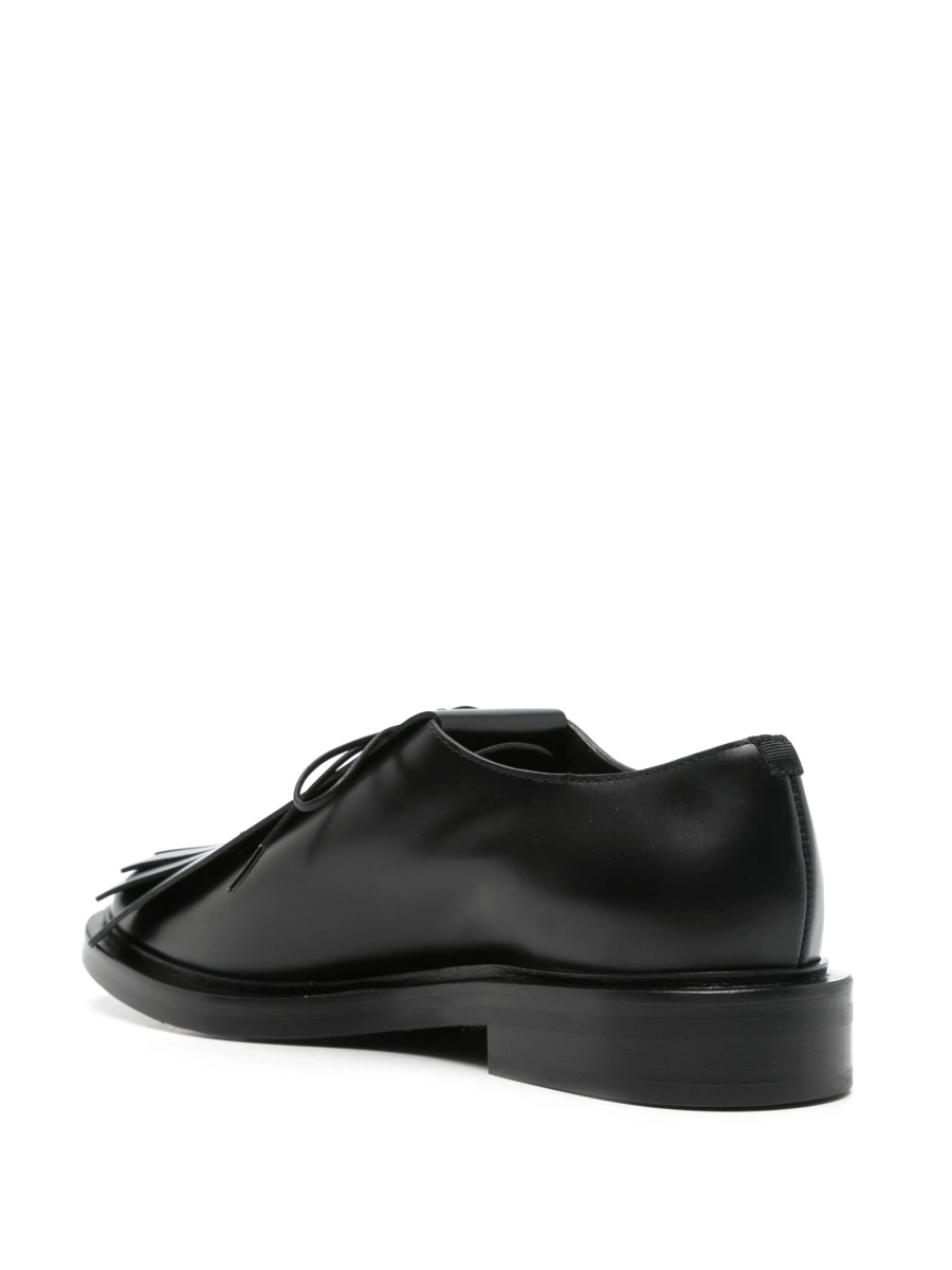 Pantofi Oxford Max Mara negri din piele - Img 3