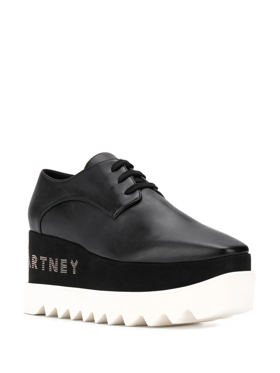 Pantofi Oxford Stella McCartney elyse negri din piele eco - Img 2