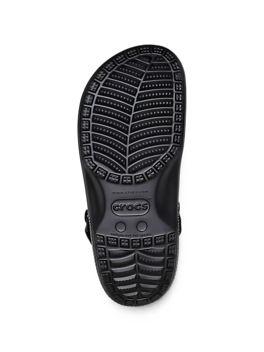 Pantofi slip-on Crocs negri din croslite - Img 4